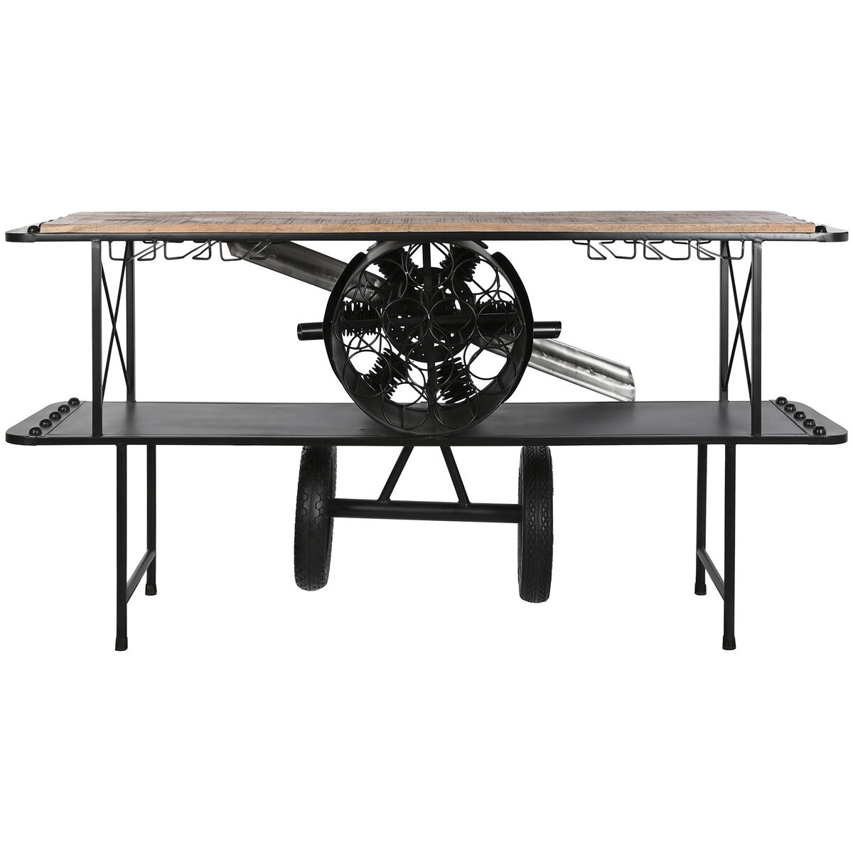 Predsoba Home ESPRIT Rjava Črna 191 x 58 x 96 cm 191 x 58 x 91 cm